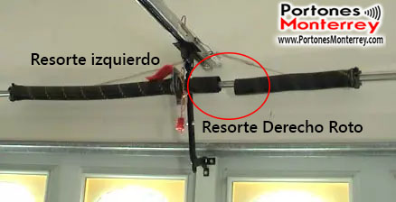 Reparacion de Resortes Rotos en Portones Electricos-0